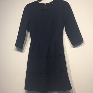 City Studio Juniors' Textured Flare Dress
